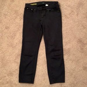J Crew Women’s toothpick style jeans, size 27, Navy
